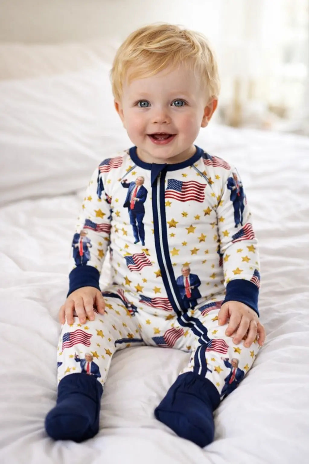 Baby Convertible Sleeper Zippy Trump Pajamas